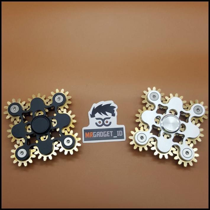 9 Gear Mechanical Premium Pro Fidget Spinner Hand Spinner