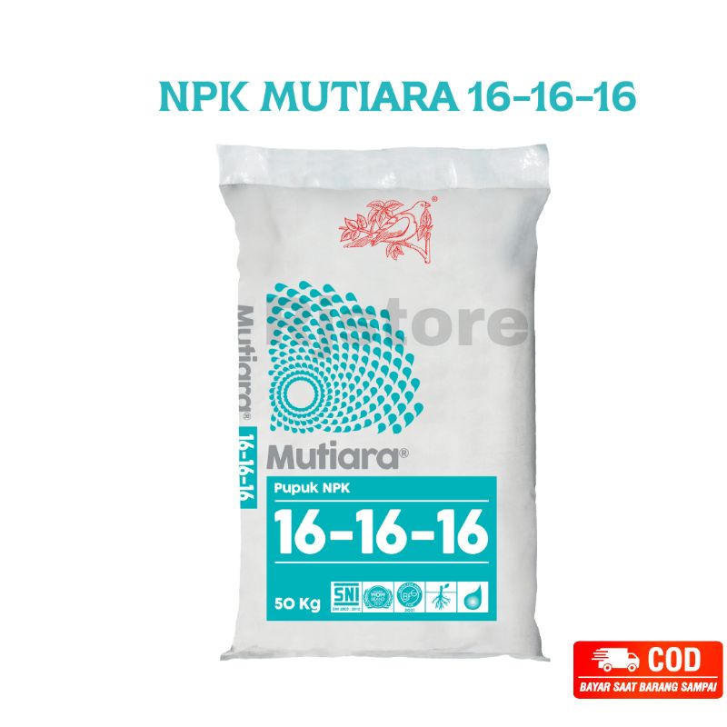 Pupuk NPK mutiara 161616 1KG