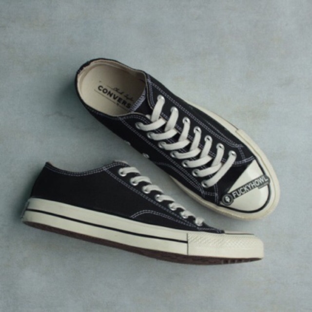 [BISA COD] Converse 70s Low Black White