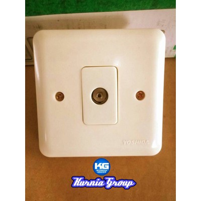STOP KONTAK TV ANTENA IB BRIGHT G SOCKET TV ANTTENA TANAM TEMBOK IB TV 809