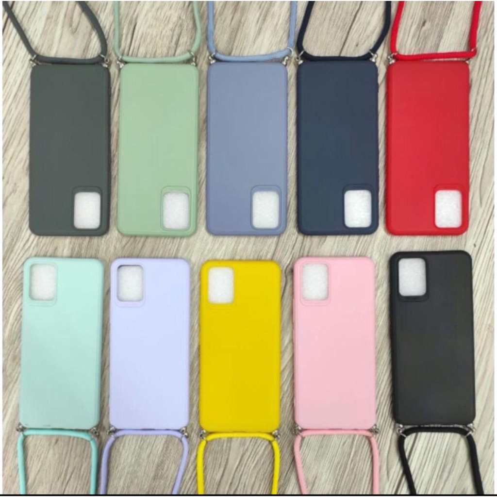 CASE CANDY + TALI HP FOR HP IPHONE/OPPO/REALME/VIVO/XIAOMI REDMI/SAMSUNG Case hp termurah