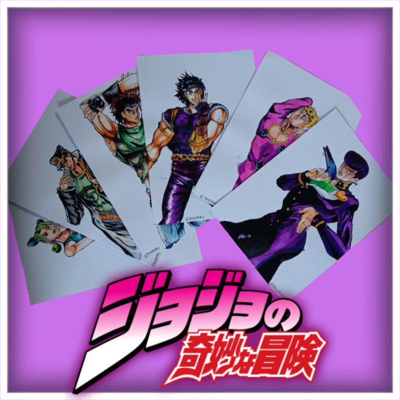 

JOJO BIZZARE ADVENTURE ART|| Kertas A5, 10k 1/pcs
