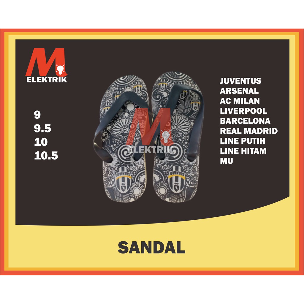 CUCI GUDANG GROSIR SANDAL JEPIT MOTIF BOLA BATIK / SANDAL KARET (Grosir, Tidak Jual Satuan)