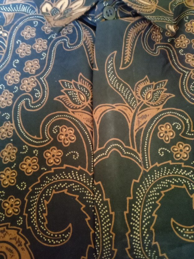 Peksi Semulur Sogan Kemeja Batik Pria Katun Primisima Full Furing