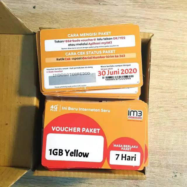 Voucher Indosat 1GB 7HARI