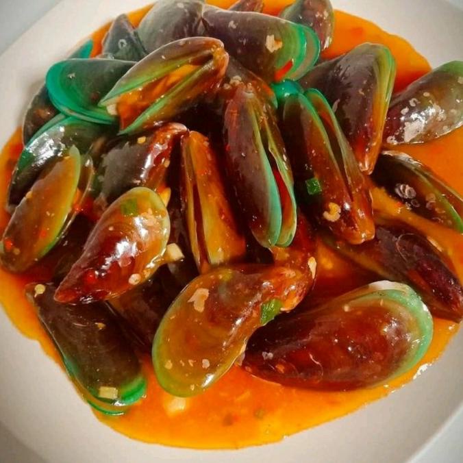 

populer] kerang ijo saus padang seafood by homifood