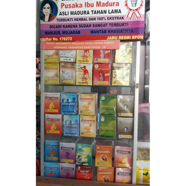Jamu Pusaka Ibu Madura Pelangsing/Lancar Haid/Sepet Harum/Nifas/Galian Montok/Jamurat/Galian Wanita