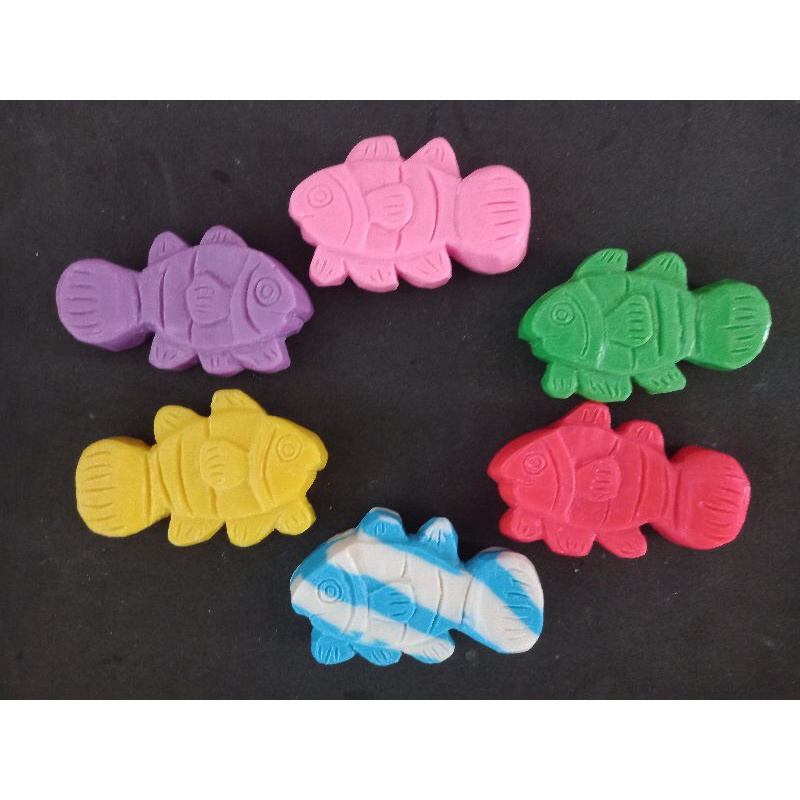 Kerajinan Sabun Ukir Prakarya Ukiran Sabun / Souvenir sabun Bentuk Ikan Nemo