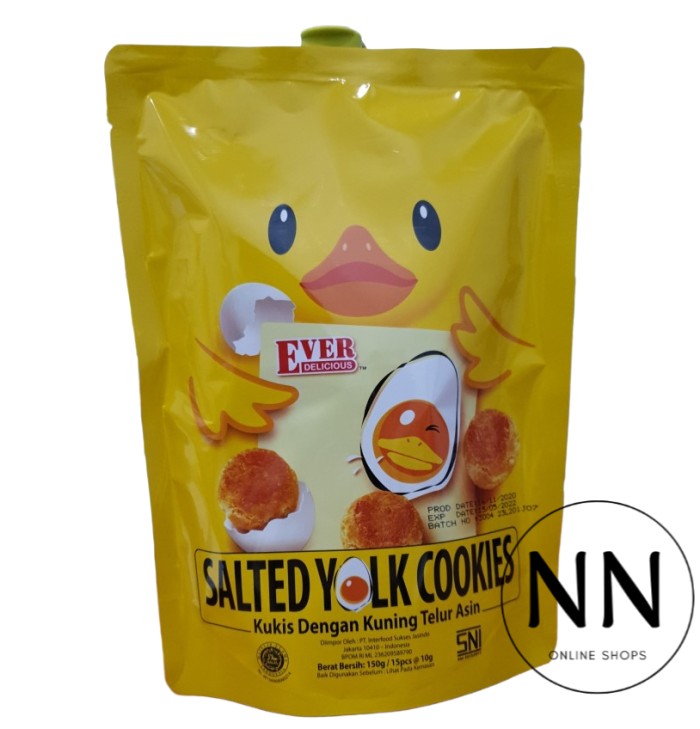 

Ever Delicious Salted Yolk Cookies 150g isi/ Halal/Snack import