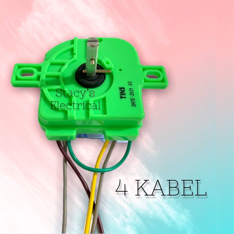 TIMER MESIN CUCI HIJAU TINS 3KABEL 4KABEL 5KABEL 6KABEL