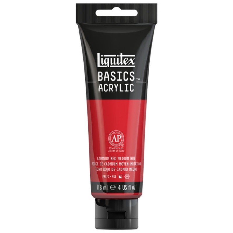 

Cat Acrylic Liquitex Basic 118ml Cadmium Red Medium Hue