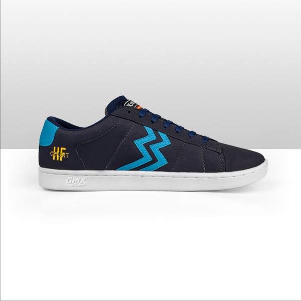Geoff Max Official - HF Court Navy Sky Blue | Sepatu Pria | Sneakers Pria