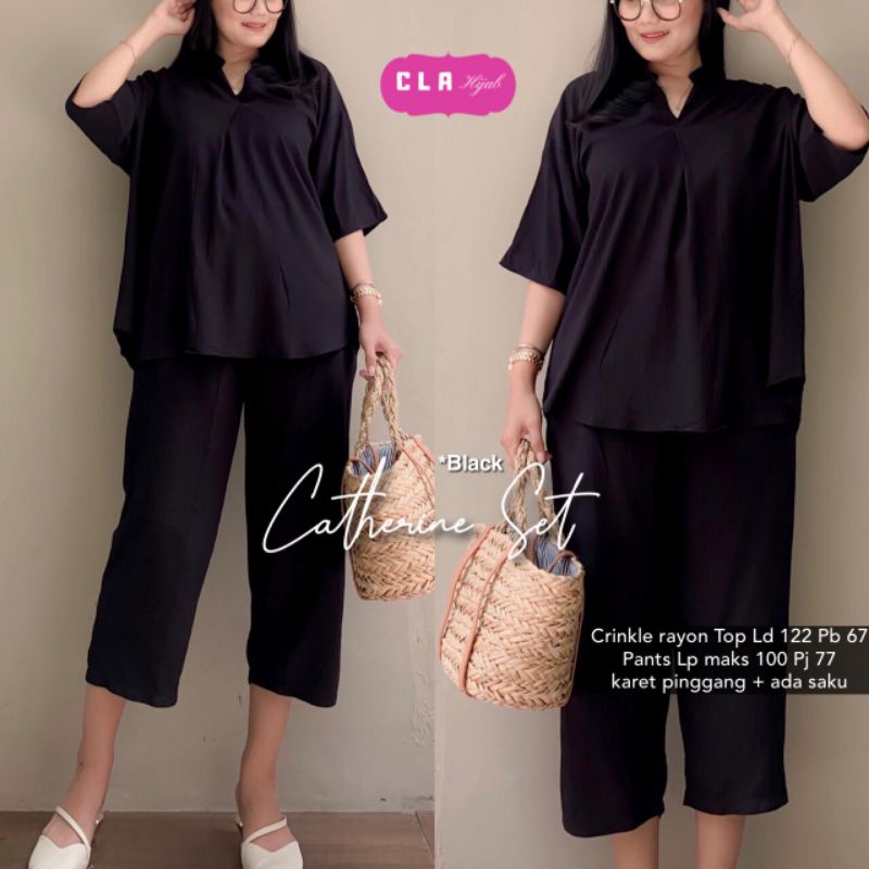 Catherine Set Atasan dan Pants by Cla Hijab