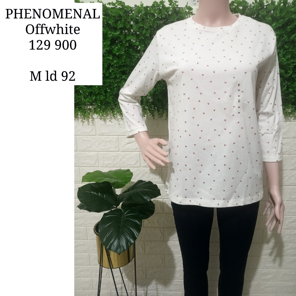FILLYS : Size S / M / L / XL / XXL Atasan Kaos Wanita Brand Phenomenal Original Matahahari