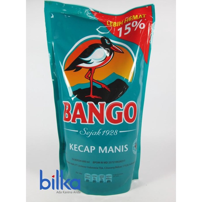 

{{{{}}] BANGO KECAP MANIS REFIL 600ml