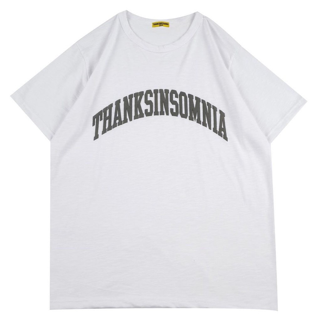 Thanksinsomnia - Tshirt - Gruska White