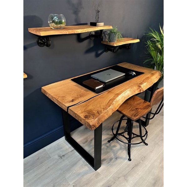 meja kerja meja belajar trembesi