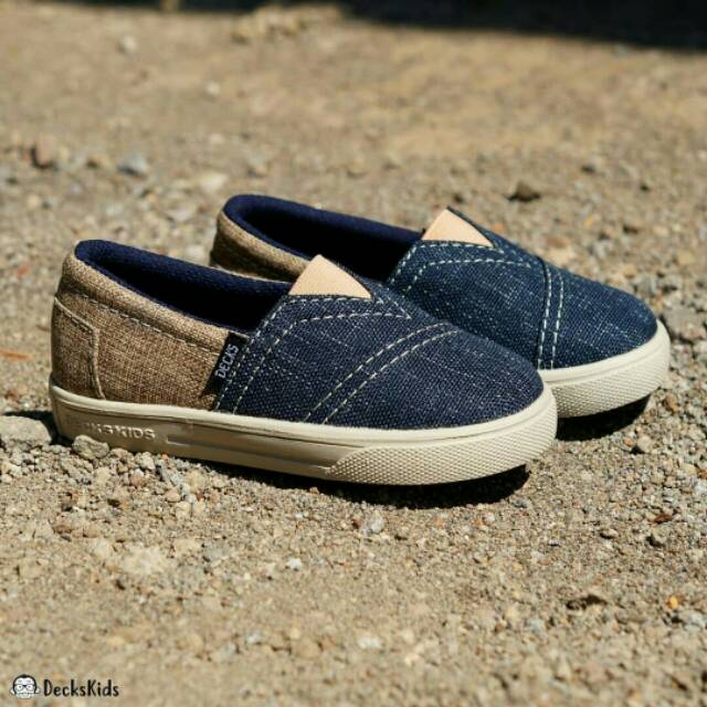 Sepatu Anak Decks Kids Hamada Dark Jeans Ramy Casual Original