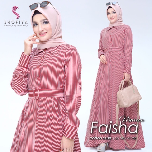 dress stripe formal FAISHA DRESS