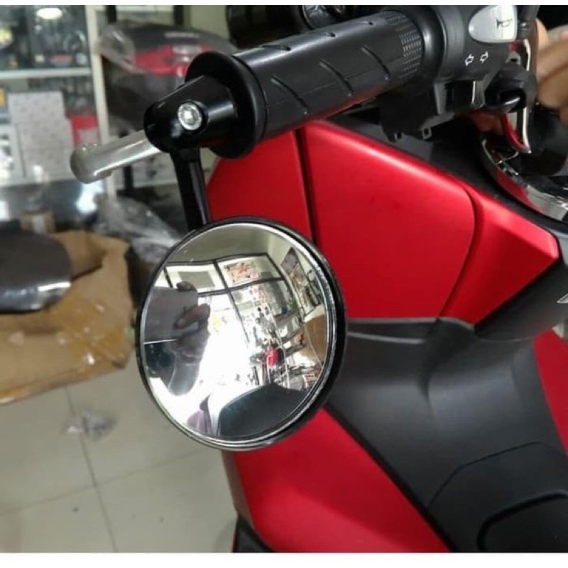 PROMO Spion Jalu Oval Cnc for Nmax Aerox Vario 150 PCX Lexi Vespa Honda ADV dll Spion Jalu Oval