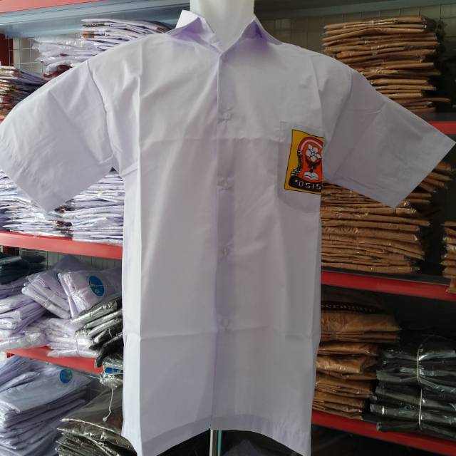 Baju Seragam SMP / Seragam Kemeja SMP / Baju Seragam Sekolah SMP Lengan Pendek