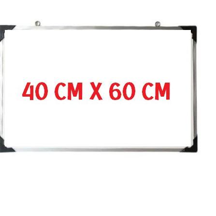 

(HeQ➨) Papan Tulis White Board Gantung Ukuran 40X60 cm Terbaik |New kolection