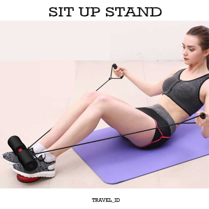 ALAT BANTU PENAHAN PEGANGAN KAKI FITNESS - OLAHRAGA GYM STAND - ALAT BANTU SIT UP - SIT UP HELPER