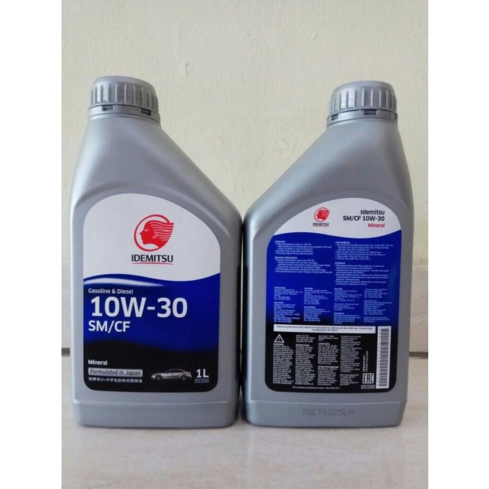 Oli Mesin Mobil Idemitsu 1L 10W/30 10/30 10W30 10W-30 10-30 SM/CF