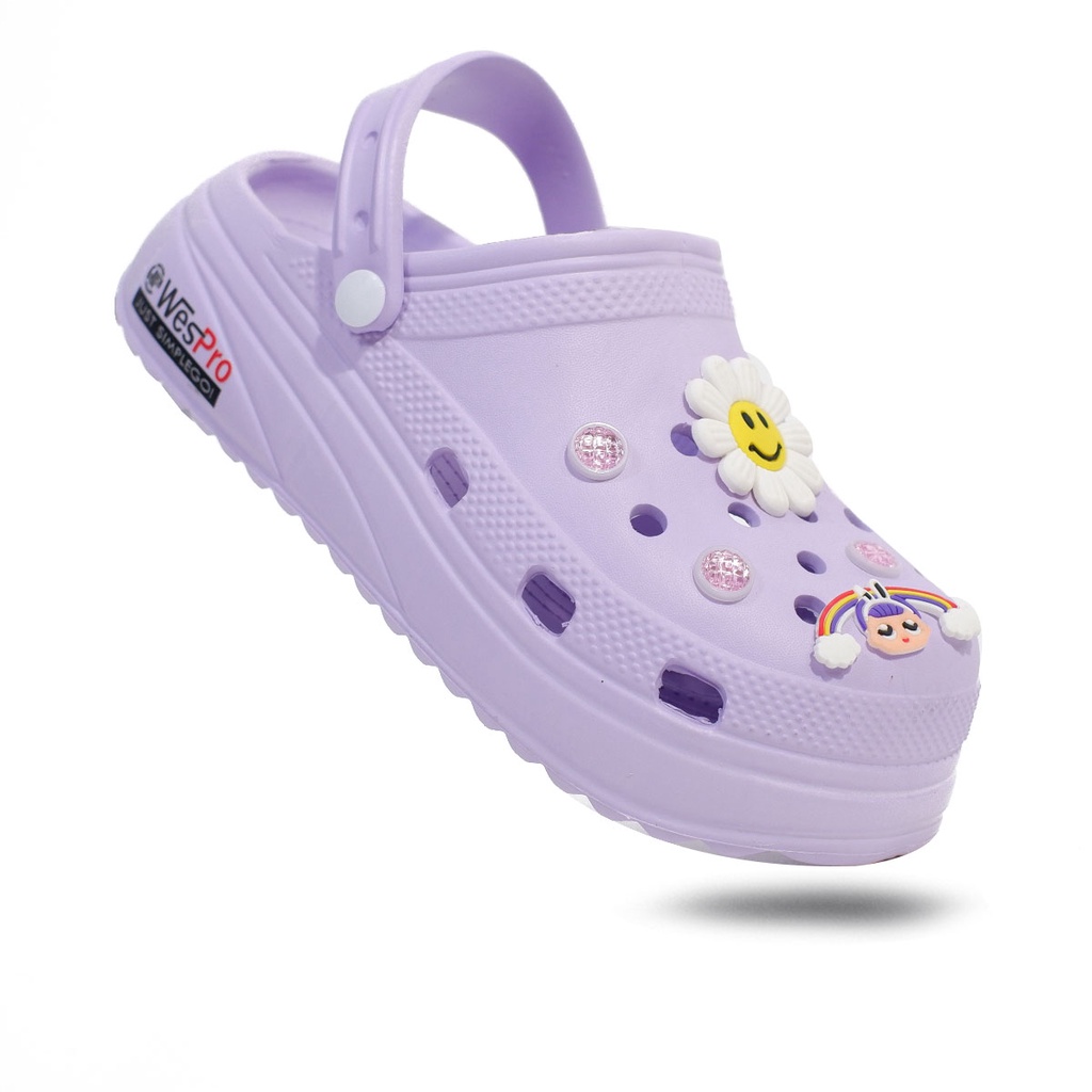 Wespro Maryjane Owl - Sepatu sandal flat baim fuji wanita mary jane | Sendal kodok slip on cewek mules bahan eva pylon 36-40