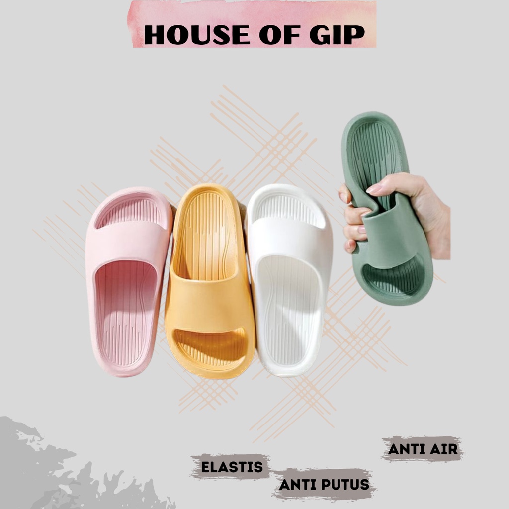 SENDAL PRIA WANITA KEKINIAN SENDAL KOREA ANTI AIR MINISO SENDAL SLOP JEPIT SENDAL KARET DISTRO NIKE