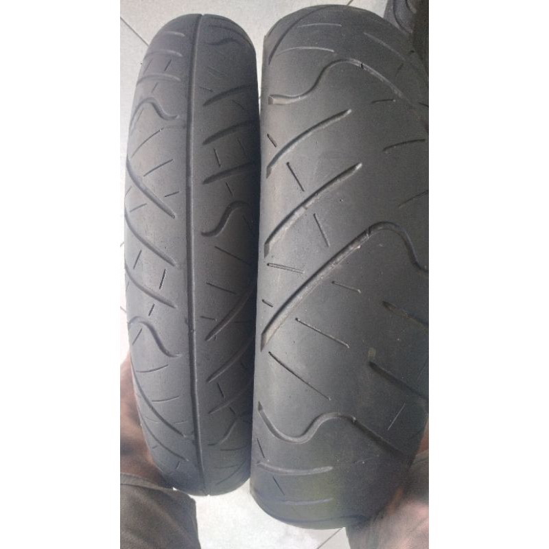 ban second irc roadwiner sepasang ukuran 140 &110 ring 17