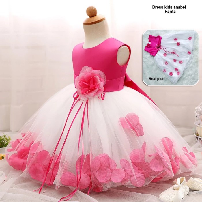 Gaun Anak - Anabel Dress Thn Gaun Ulang Anak Dress Pesta Umur Kids Tahun 3-6 Cewe