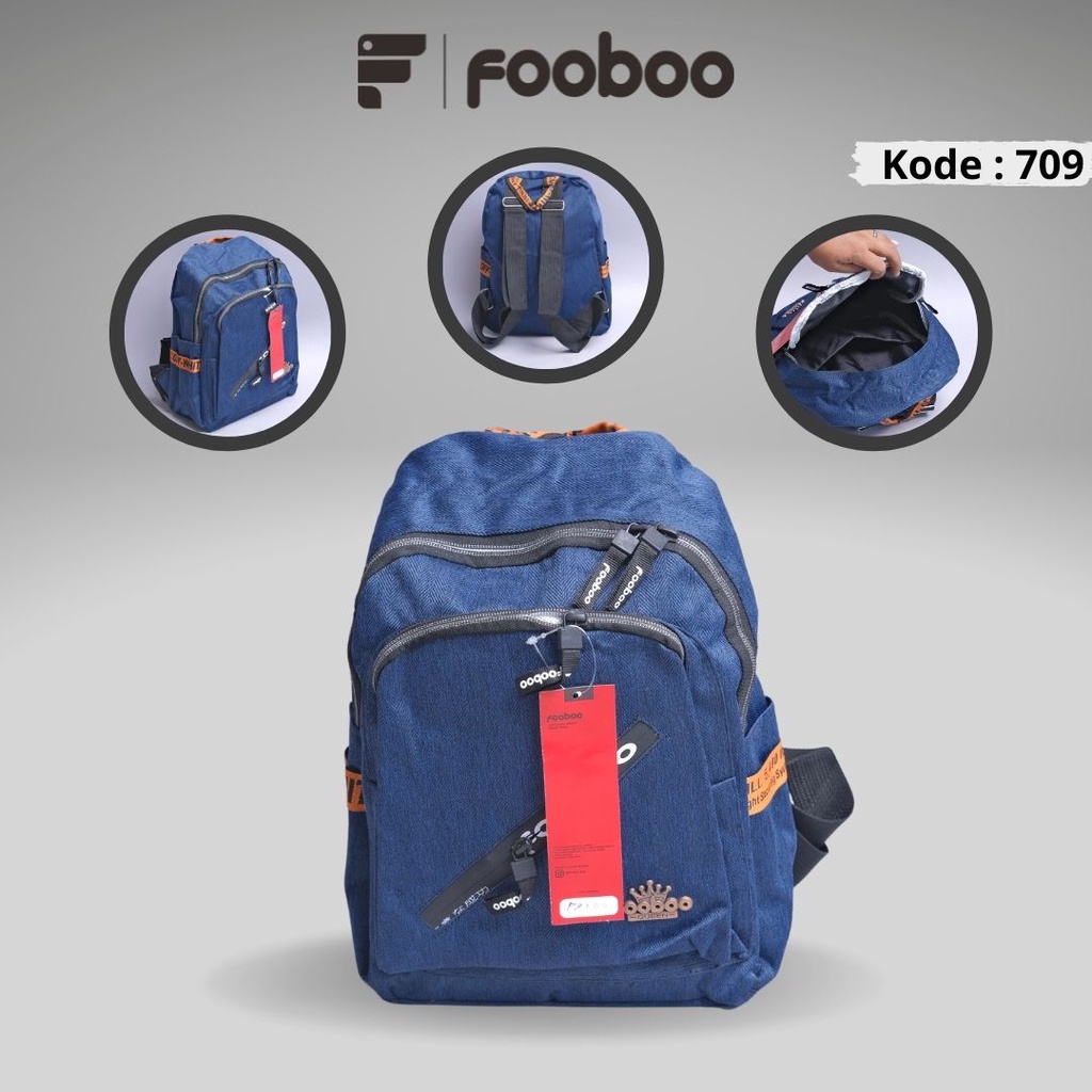 FOOBOO TAS RANSEL BACKPACK WANITA KOREAN STYLE