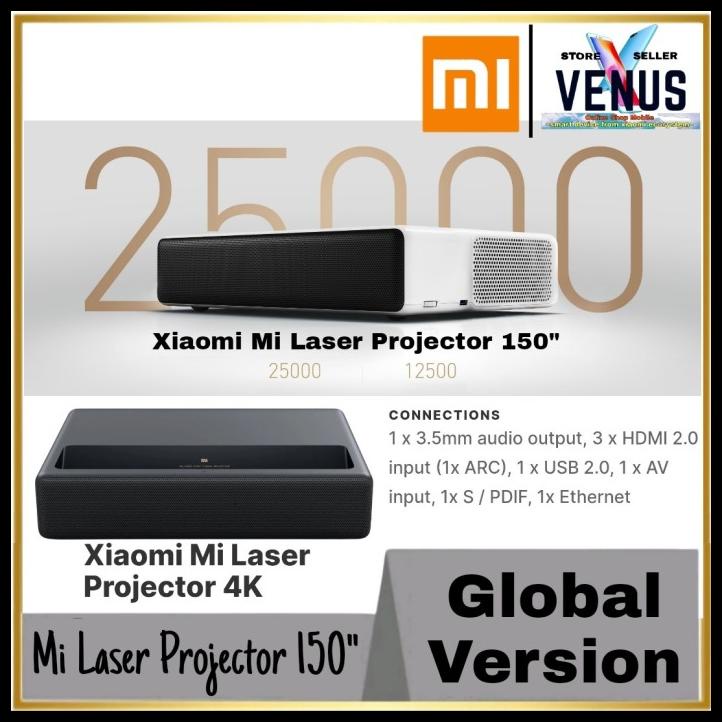 Xiaomi Laser Projector 150 4K Uhd Ultra Short Throw Distance Projector