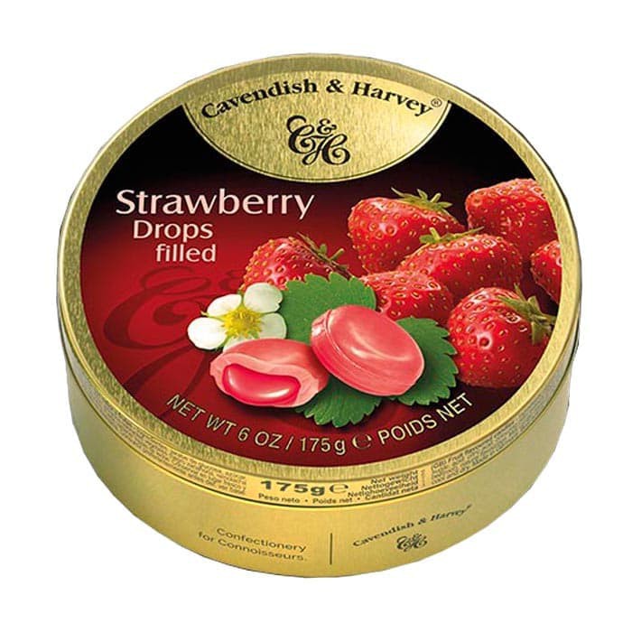 

#HANDCARRY Cavendish & Harvey Strawberry Drops Filled 175g - UFOHCR1050