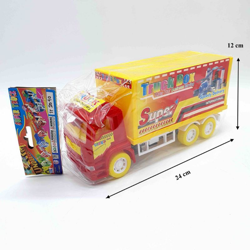 ST 2040 - Mainan Truk Bok Warna ST2040 Daf Box Truck Rainbow