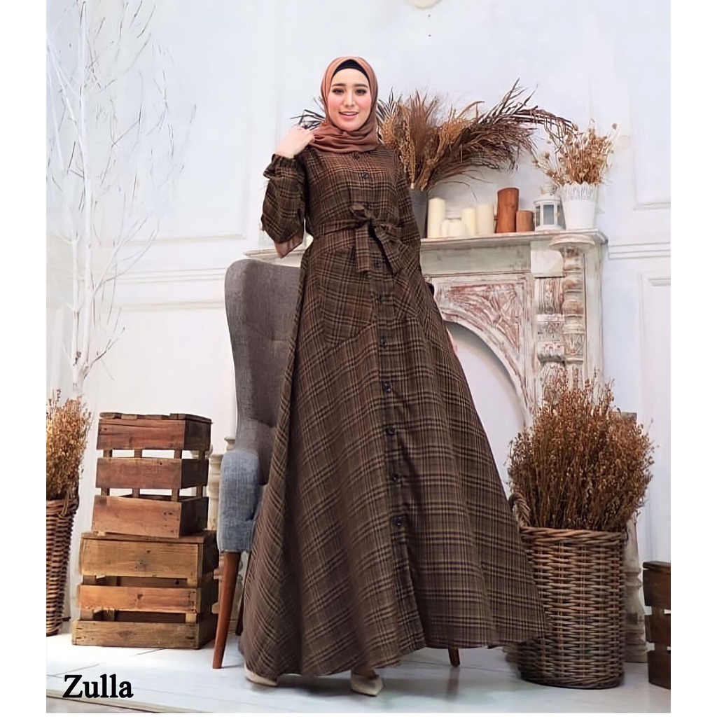 Gamis Zulla Maxi Semiwoll