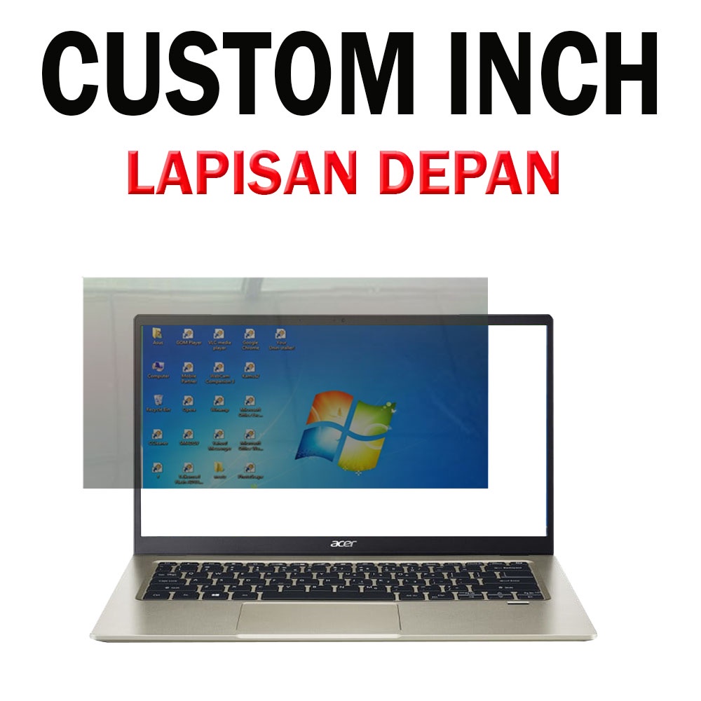 POLARIZER LEPTOP POLARIS POLARIZER LCD LEPTOP PC 14 15 16 17 INCH IN LAPISAN LUAR LAPISAN BELAKANG