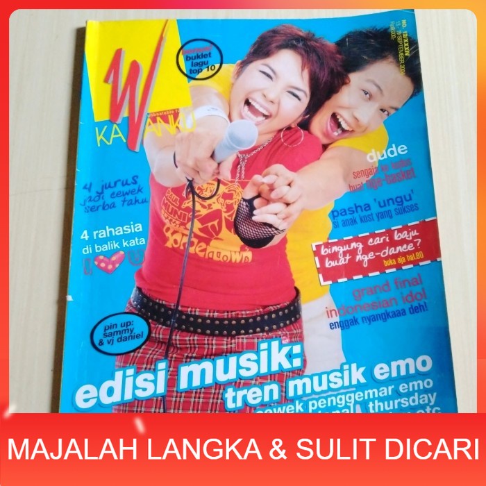 Majalah KAWANKU No.12 Sep 2004 DELON &amp; JOY TOBING Langka