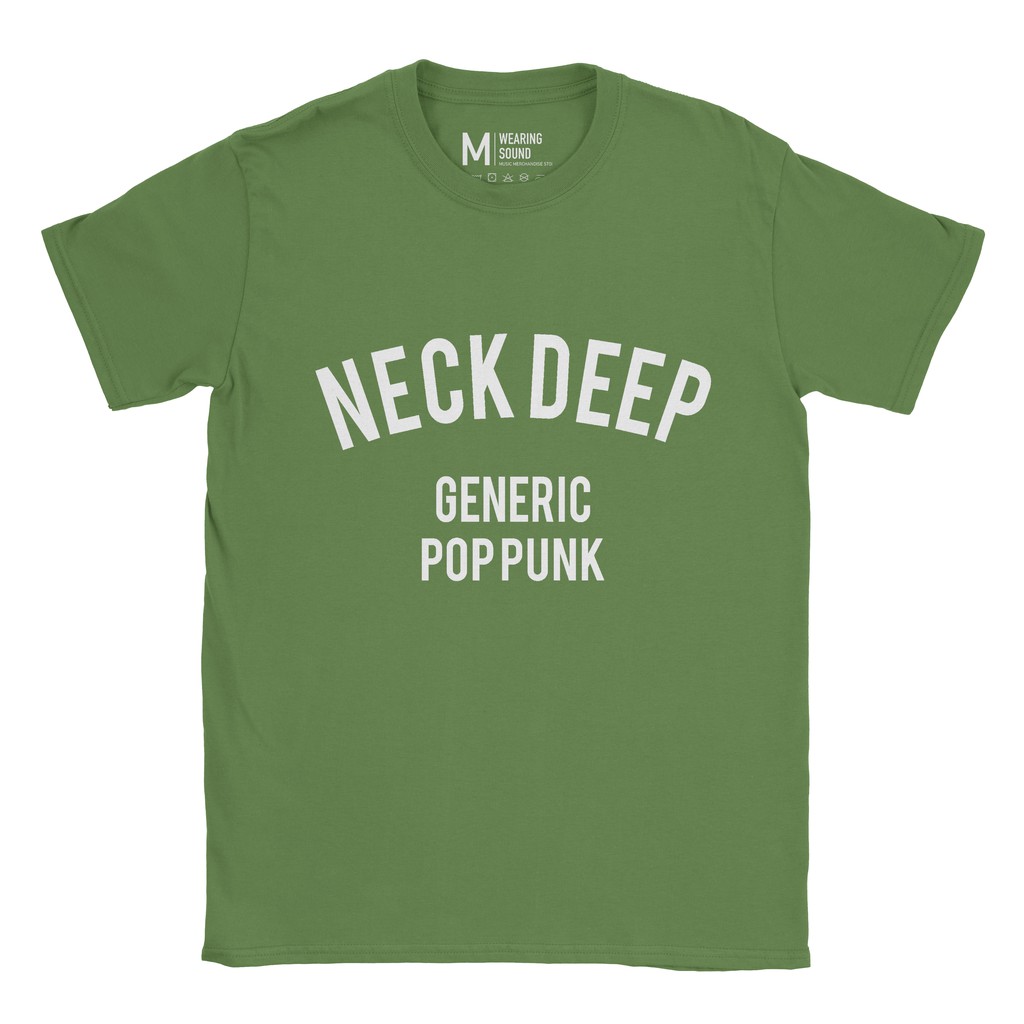 Baju Kaos Band Neck Deep Generic Pop Punk Kiwi