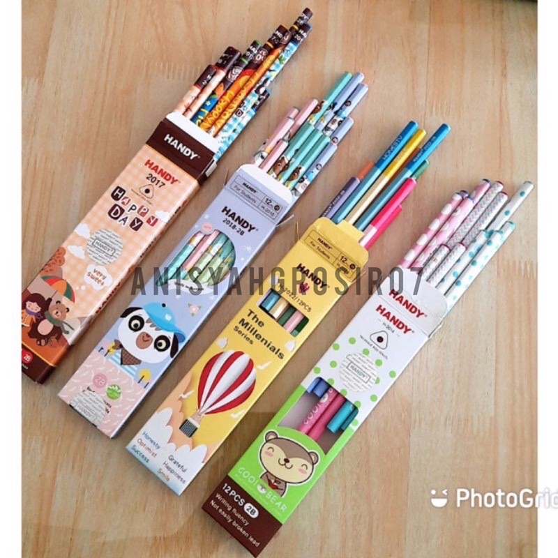 

(1PACK) PENSIL 2B HANDY 2017/ PENCIL FOR COMPUTER/ PENCIL FOR EXAM SNMPTN SBMPTN