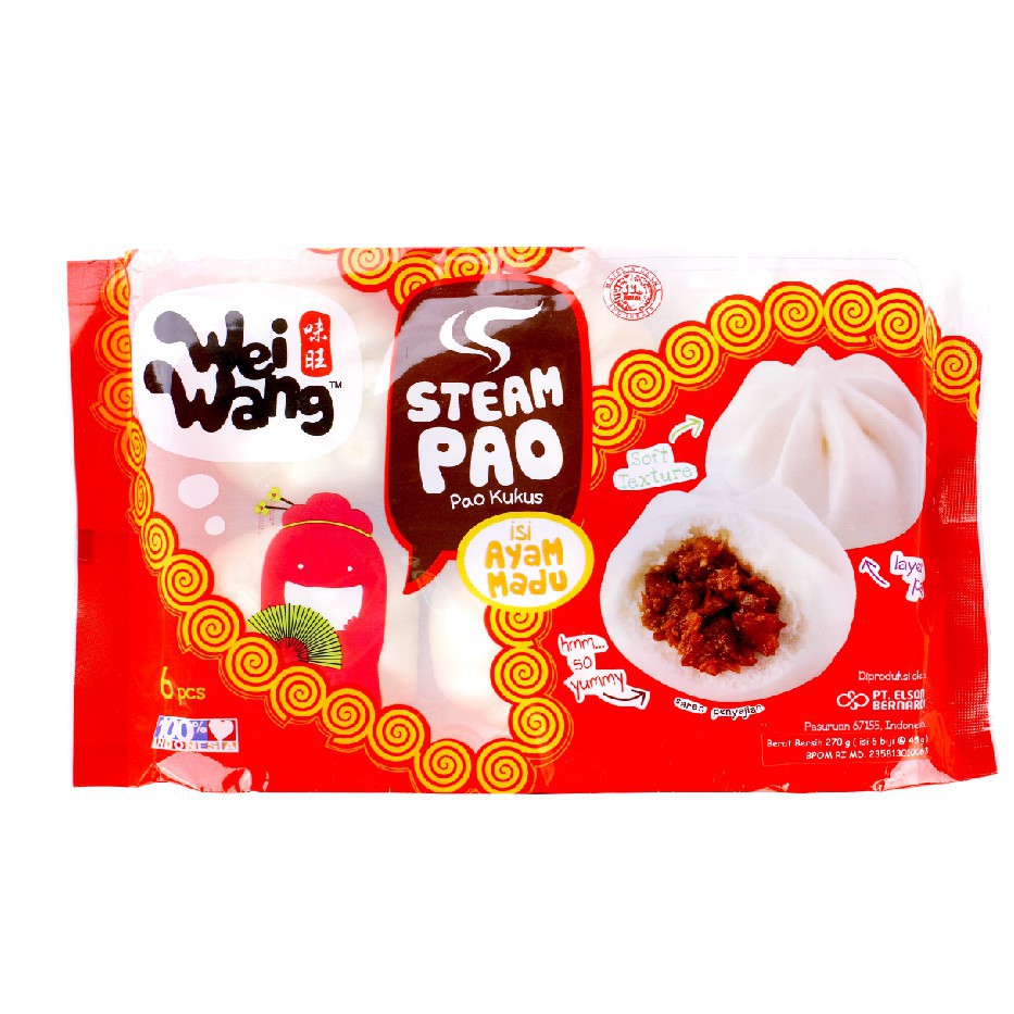 

Wei Wang Steam Pao Ayam Madu 6 pcs