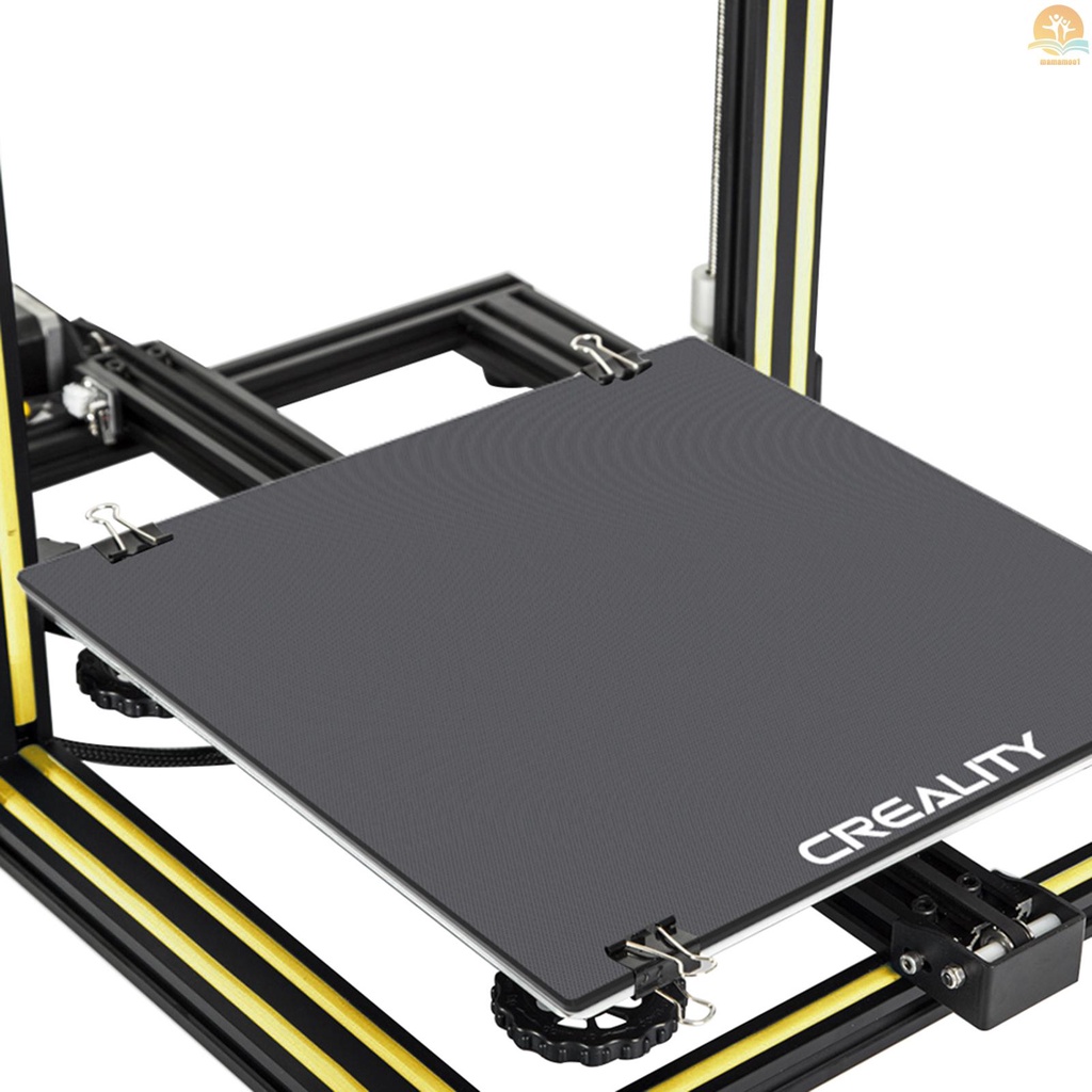 Creality Tempered Glass Bed for 3D Printer Platform Heated Plate Build Surface 235*235mm with 4pcs Glass Clip 4mm Ultrabase for CR-X/CR-10S Pro/CR-10S Pro V2/CR-10 V2 3D Printer 235*235mm