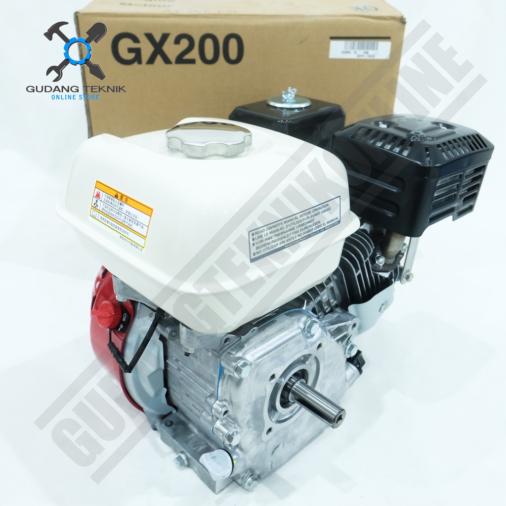 Engine HONDA GX200 6.5Hp / Mesin Penggerak GX 200 HONDA - Engine Penggerak Gasoline Bensin JIALING