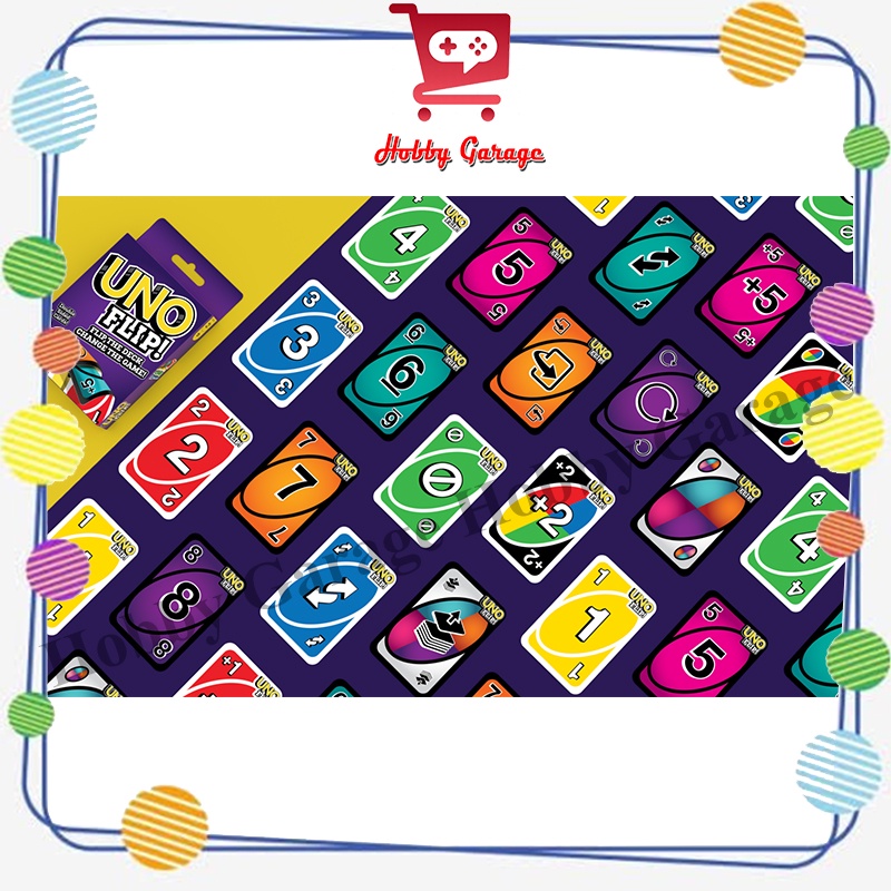 Image of Uno Flip Card Mainan Kartu Keluarga #3