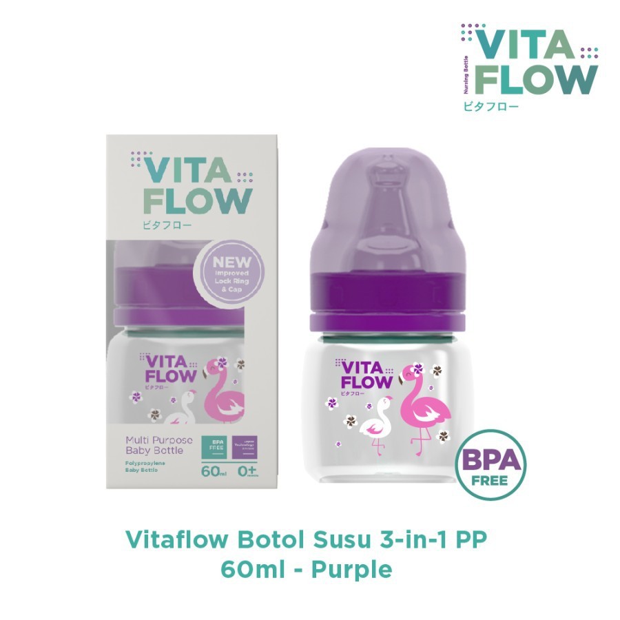 VITAFLOW BOTOL SUSU 60 ML (BOTOL SUSU)