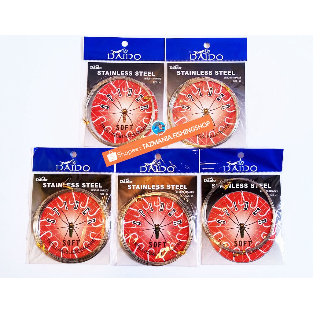 kawat neklin Daido Spider Wire soft daido stainless steel nexlin wire pancing