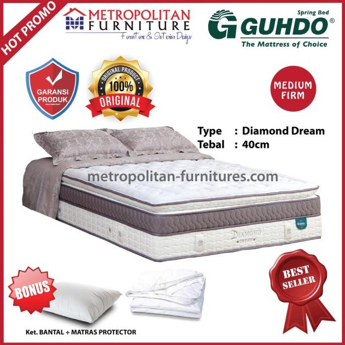 KASUR SPRINGBED GUHDO DIAMOND DREAM / SPRING BED MATRAS DG61464EZ