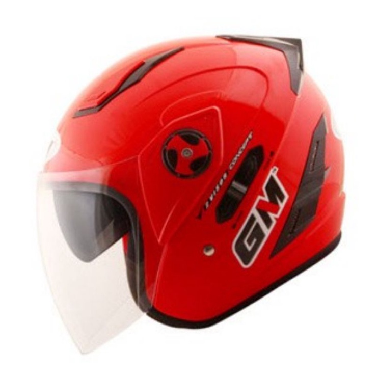 Jual HELM GM INTERCEPTOR RED GLOSS ORIGINAL Shopee Indonesia