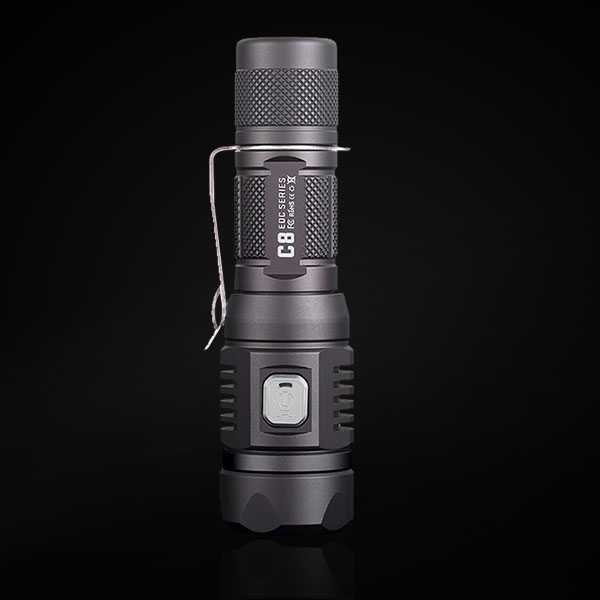 IDN TOOLS - JETBeam C8 Pro Tactical Senter LED Cree SST-40 N4 BC 1200 Lumens